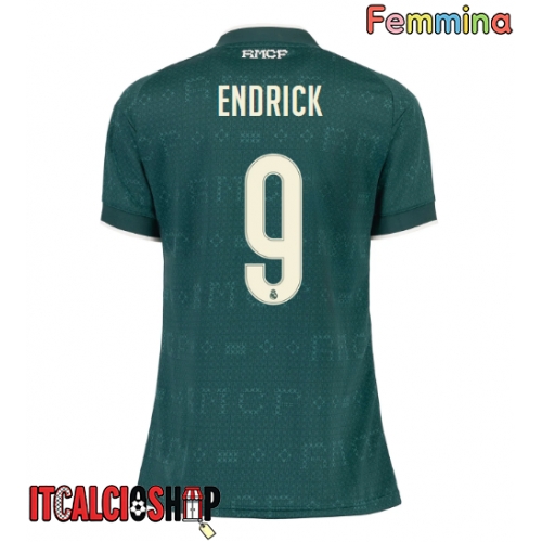 Real Madrid Endrick #9 Seconda Maglia Femmina 2026-27 Manica Corta
